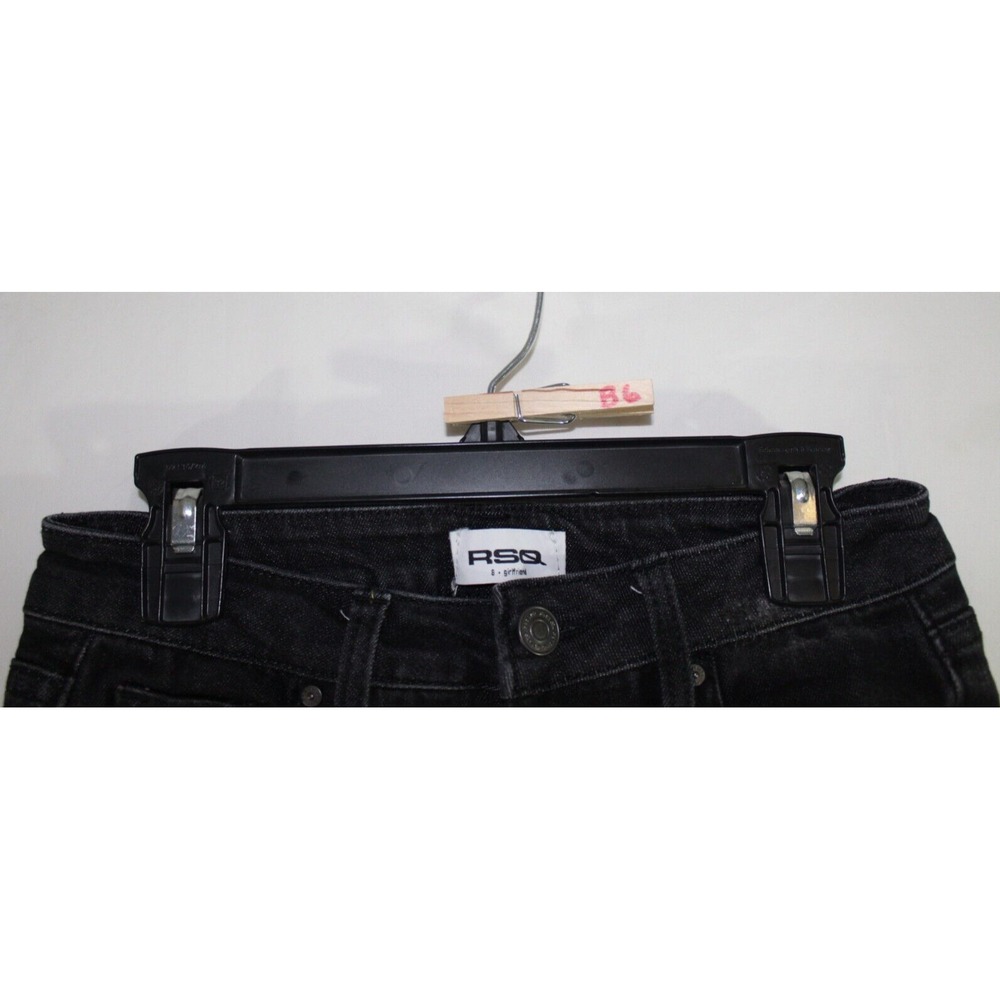 RSQ Girlfriend Fit Jeans, Girls Size 8, Black - Picture 8 of 13